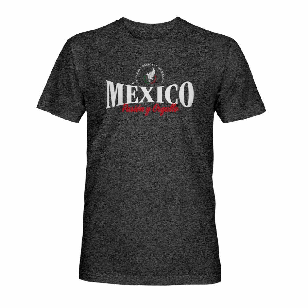 Mexico National Team 1863FC Athletic Wordmark Vintage Tri-Blend T-Shirt Black