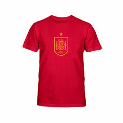 Spain National Team 1863FC Youth Mono Badge T-Shirt Maroon