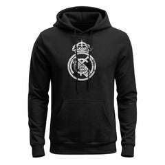 Real Madrid 1863FC Mono Badge Fleece Hoodie Black