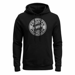 Bayern Munich 1863FC Mono Badge Fleece Hoodie Black