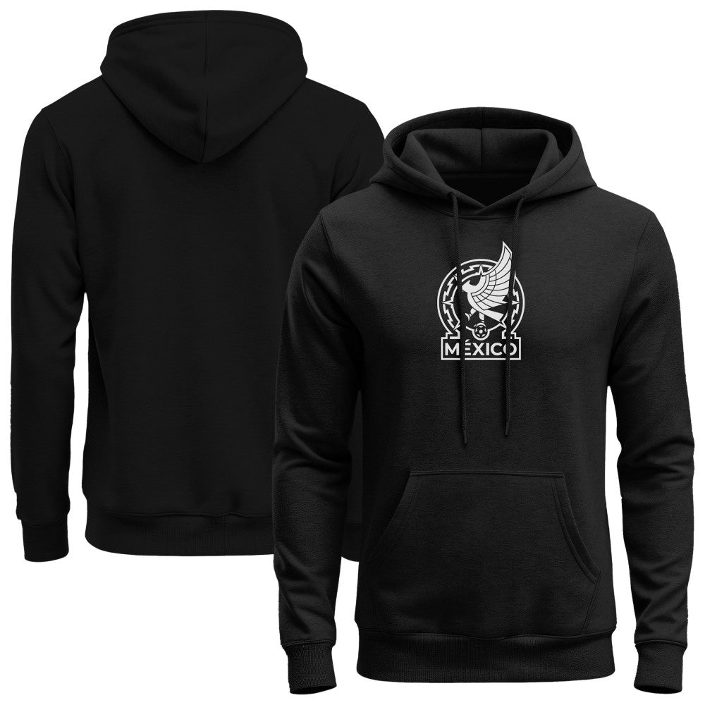 Mexico National Team 1863FC Mono Badge Fleece Hoodie Black