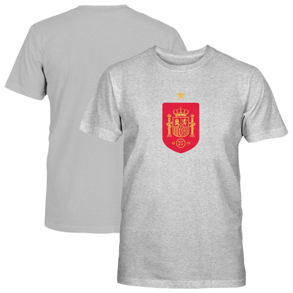 Spain National Team 1863FC Youth Color Badge T-Shirt Gray