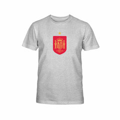Spain National Team 1863FC Youth Color Badge T-Shirt Gray