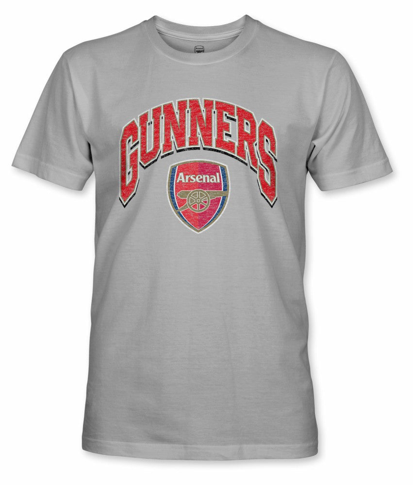 Arsenal 1863FC Wordmark Cotton T-Shirt Gray