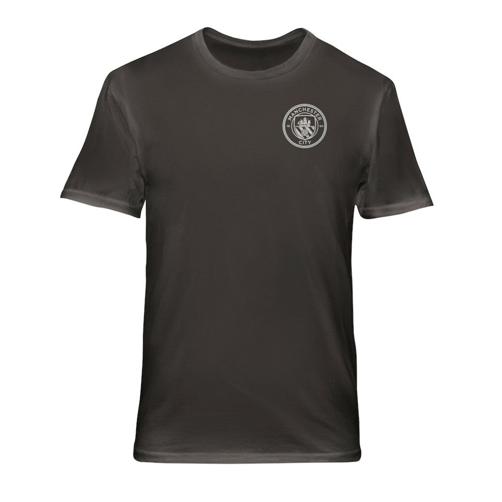 Manchester City 1863FC Wordmark Cotton T-Shirt Gray