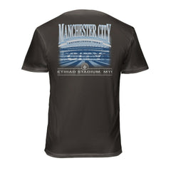 Manchester City 1863FC Wordmark Cotton T-Shirt Gray
