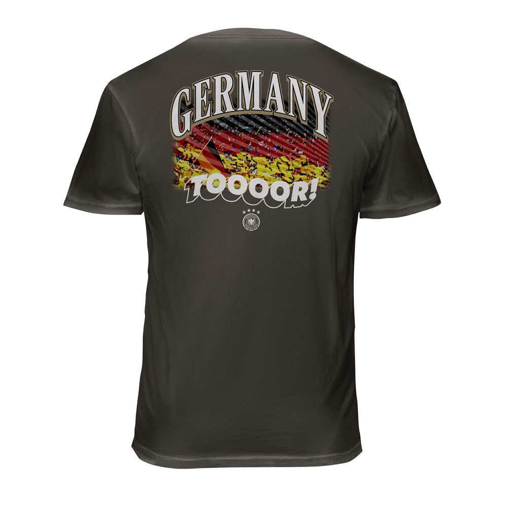 Germany National Team 1863FC Wordmark Cotton T-Shirt Gray