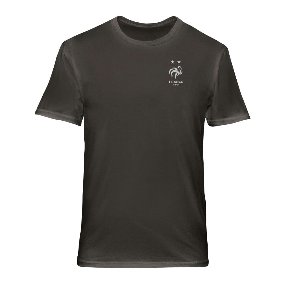 France National Team 1863FC Wordmark Cotton T-Shirt Gray