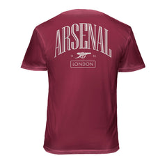 Arsenal 1863FC Back Wordmark Soft Wash T-Shirt Red
