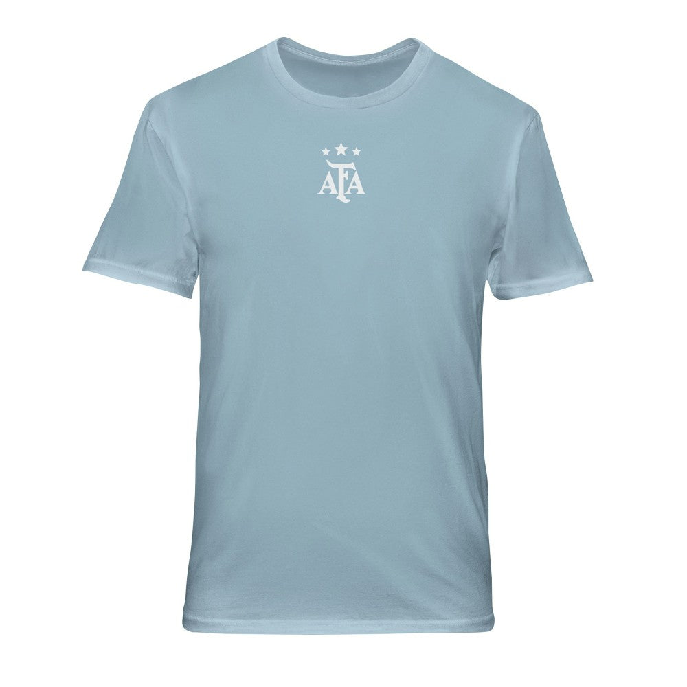 Argentina National Team 1863FC Back Wordmark Soft Wash T-Shirt Light Blue