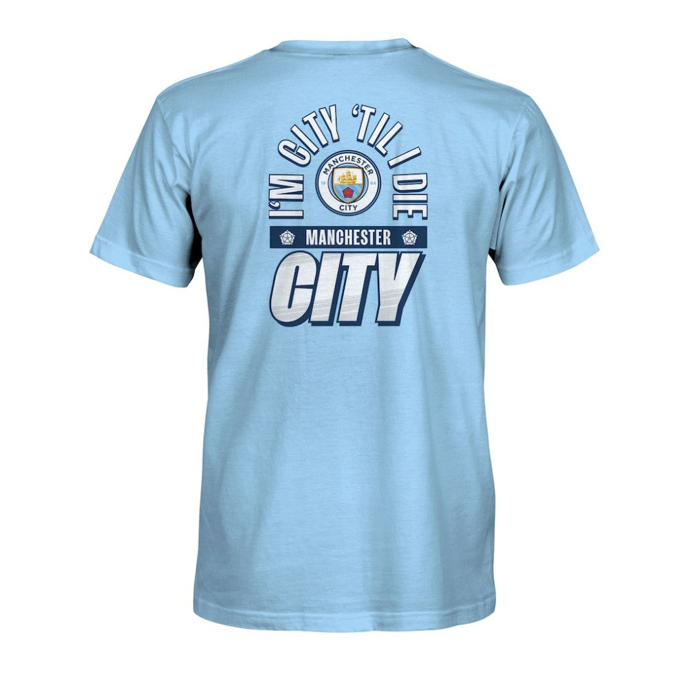 Manchester City 1863FC True To Glory Heavyweight T-Shirt Light Blue