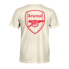 Arsenal 1863FC Emblem Heavyweight T-Shirt Cream