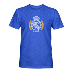 Real Madrid 1863FC Since Vintage Tri-Blend T-Shirt Blue