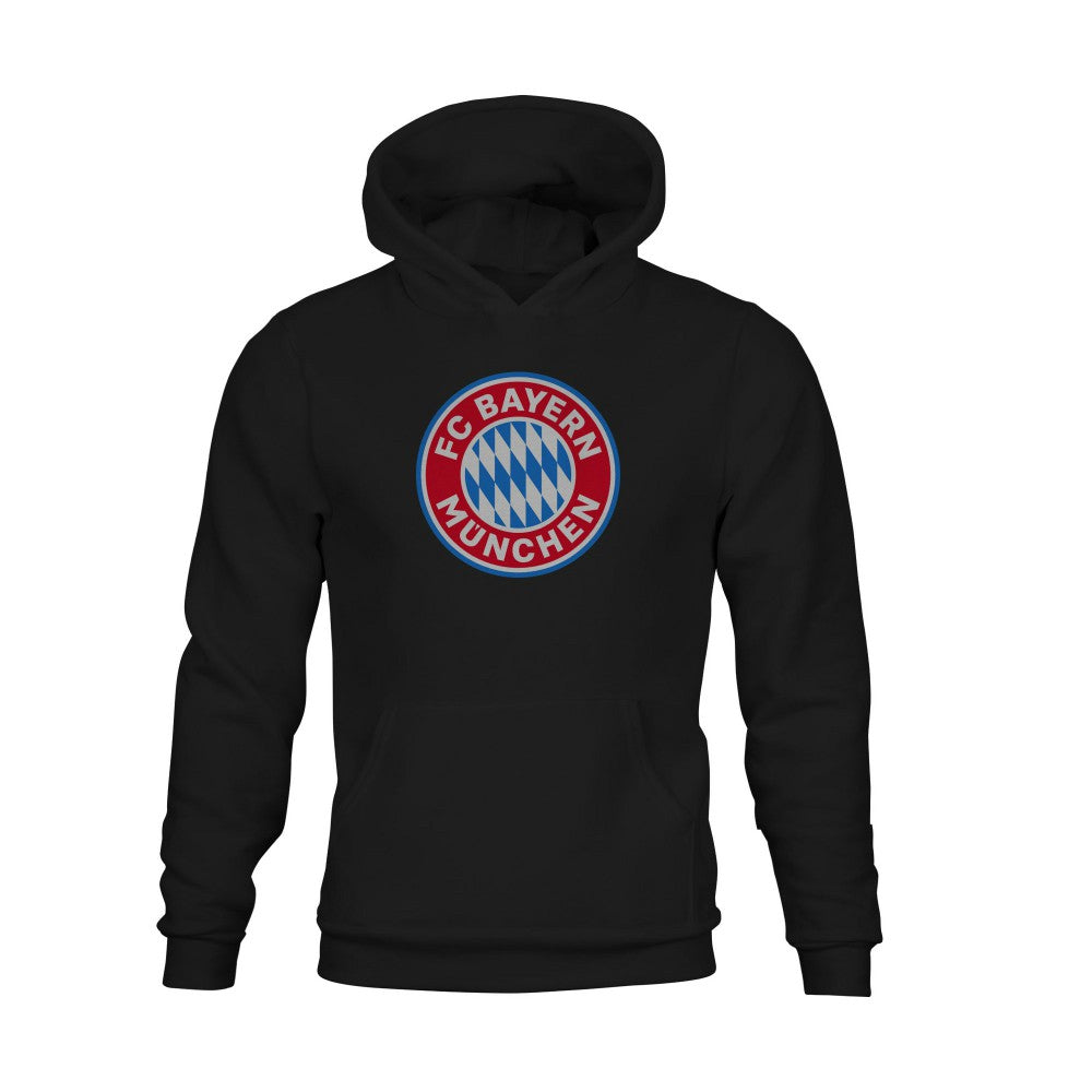 Bayern Munich 1863FC Youth Color Badge Fleece Hoodie Black