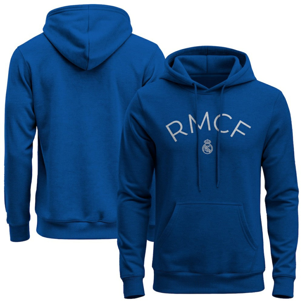 Real Madrid 1863FC Wordmark Fleece Hoodie Blue