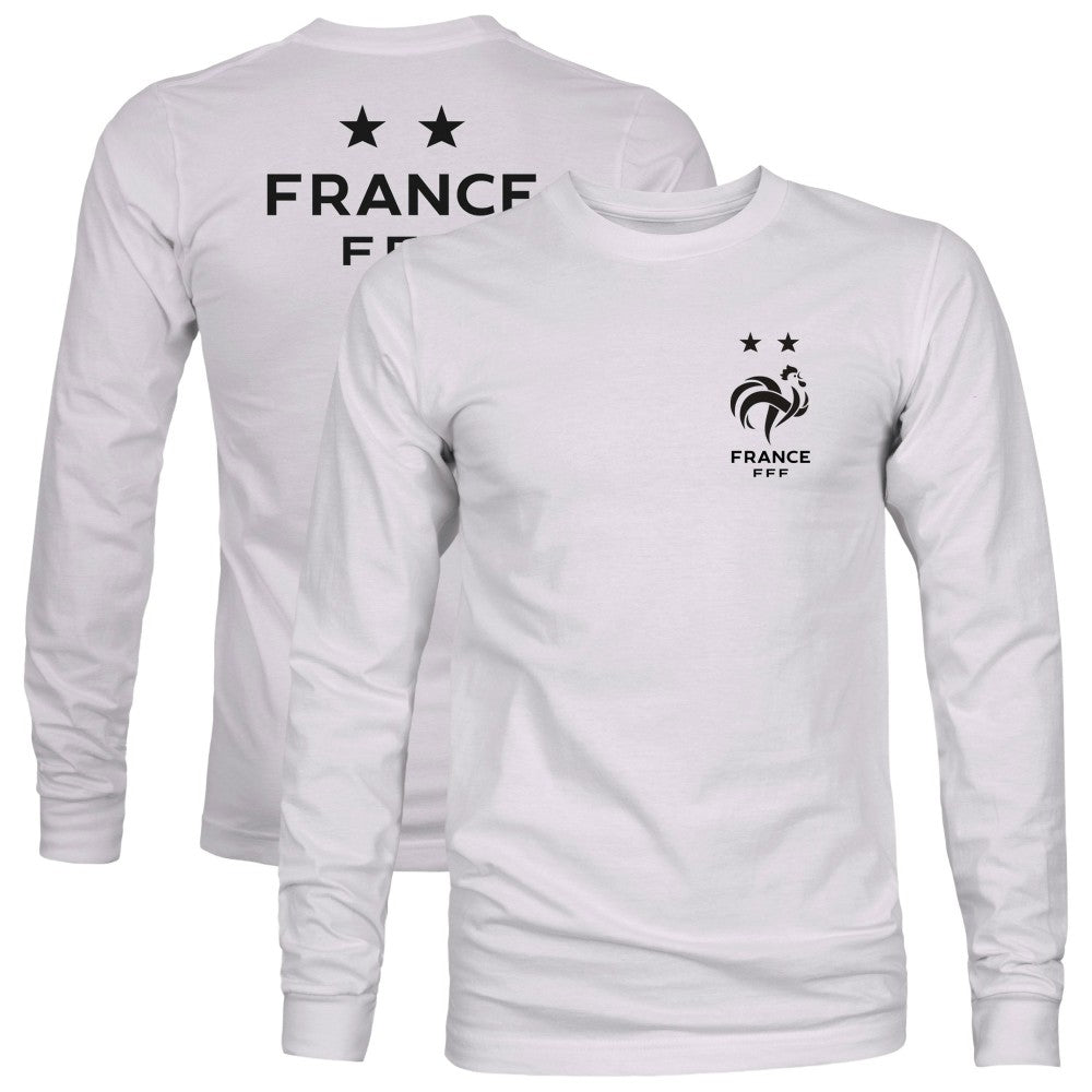 France National Team 1863FC Platinum Touch Long Sleeve T-Shirt Gray
