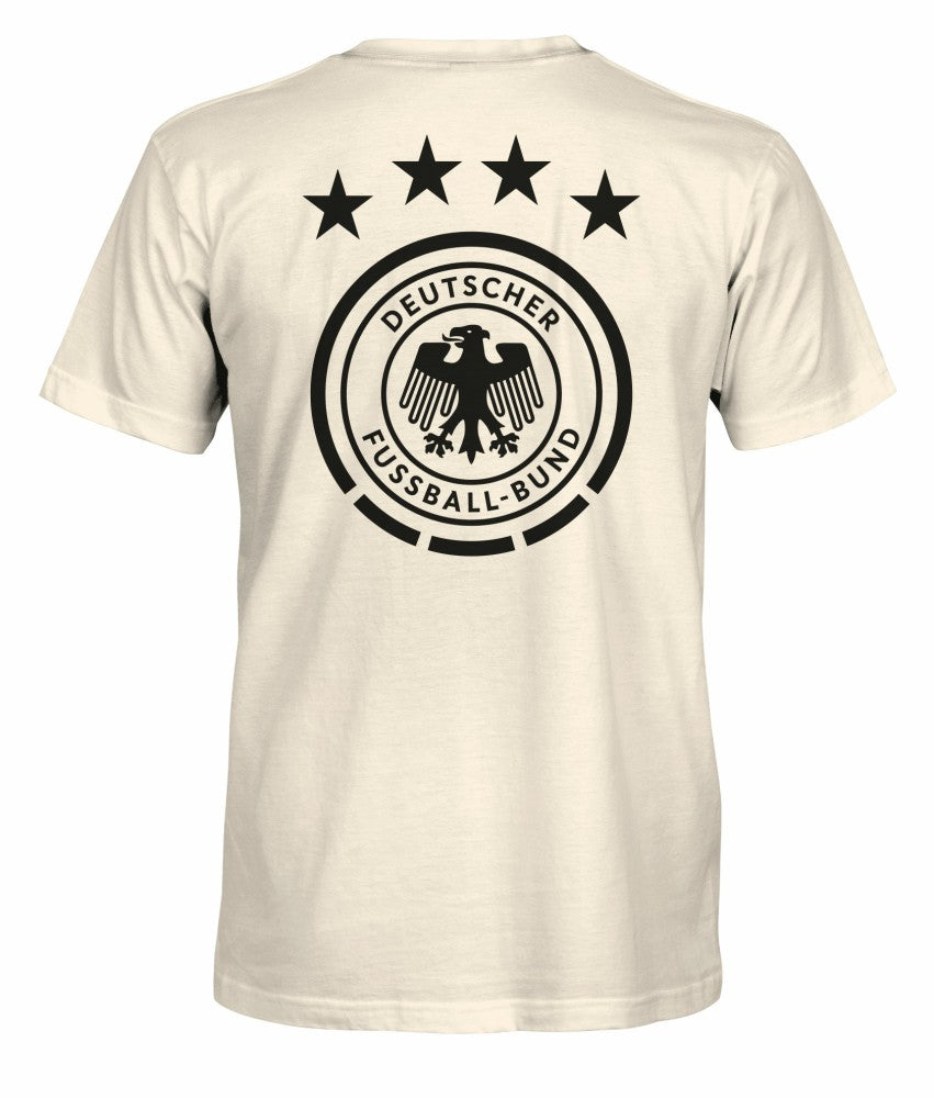 Germany National Team 1863FC Big Logo Heavyweight T-Shirt Cream