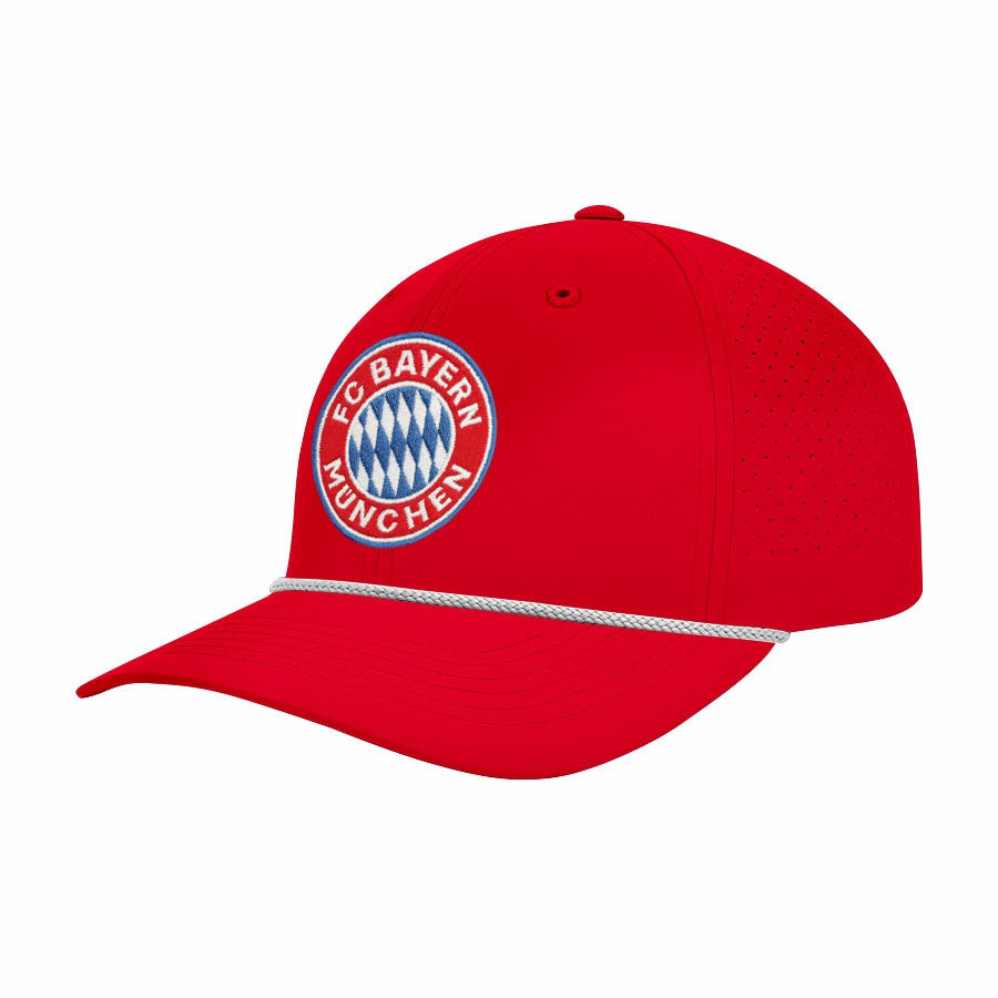 Bayern Munich 1863FC Color Badge Airflow Adjustable Hat Red