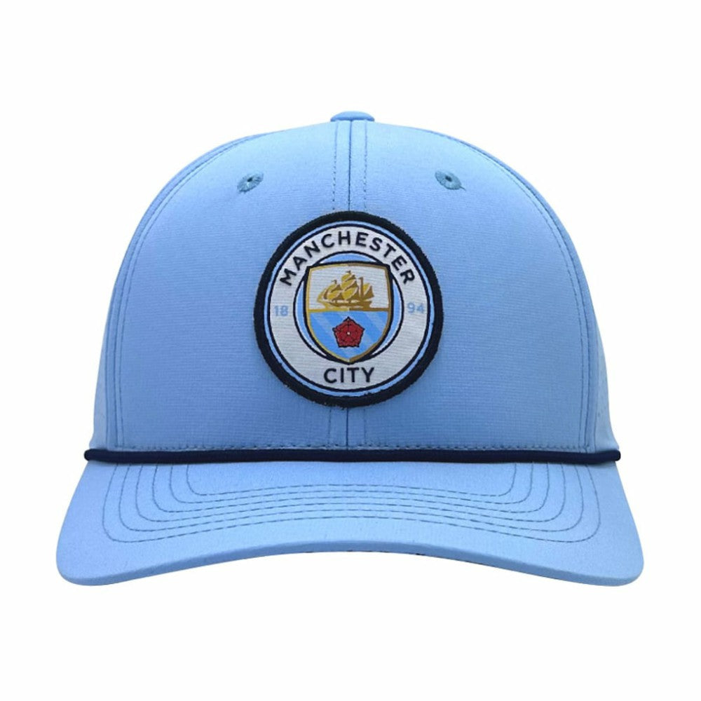 Manchester City 1863FC Color Badge Airflow Adjustable Hat Light Blue