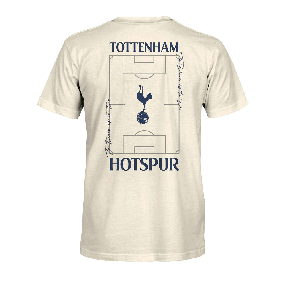 Tottenham Hotspur 1863FC Own the Pitch Heavyweight T-Shirt Cream