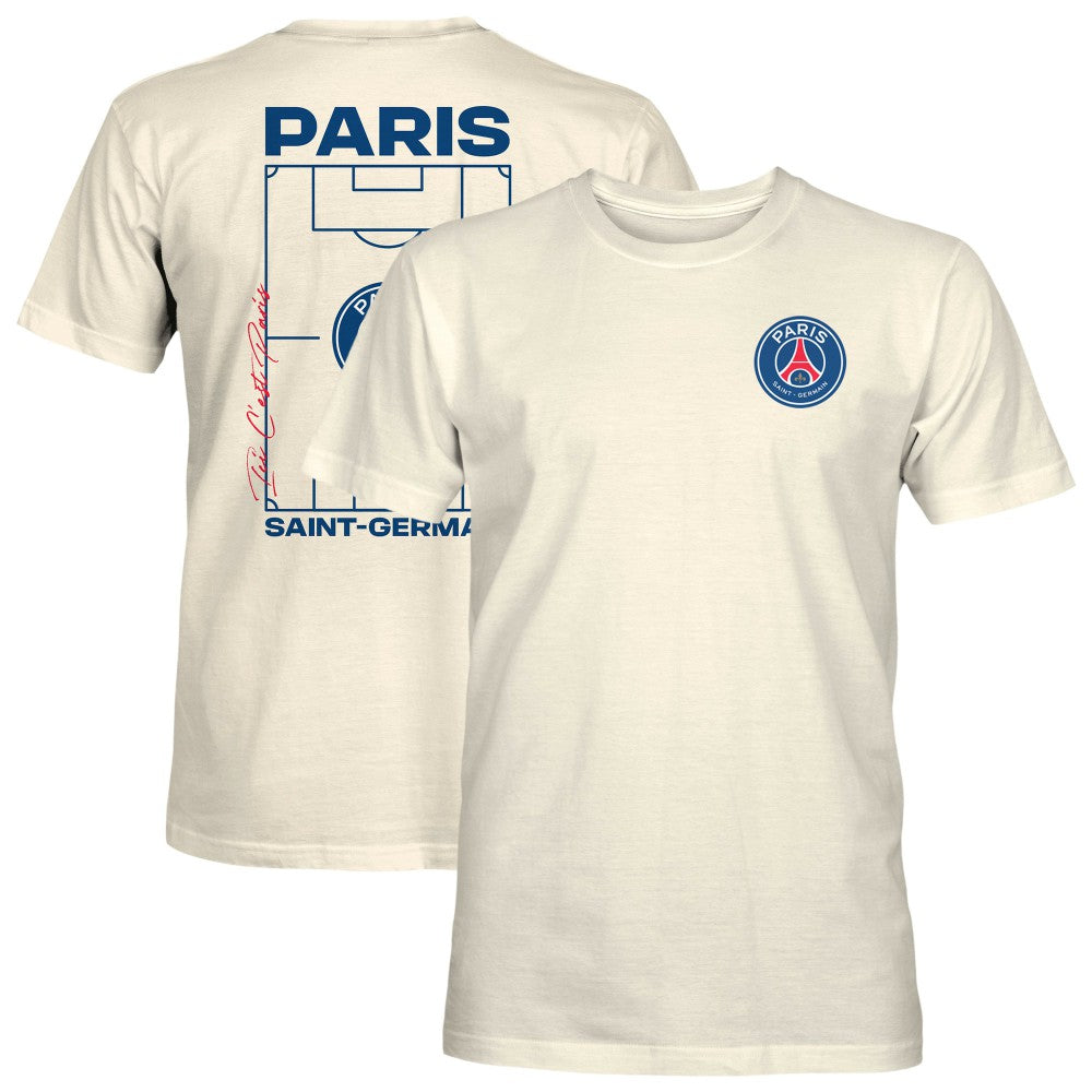 Paris Saint-Germain 1863FC Own the Pitch Heavyweight T-Shirt Cream
