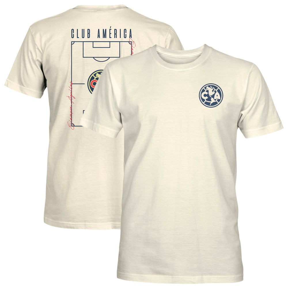 Club America 1863FC Own the Pitch Heavyweight T-Shirt Cream