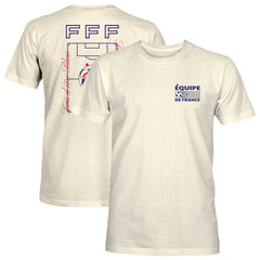 France National Team 1863FC Own the Pitch Heavyweight T-Shirt Cream