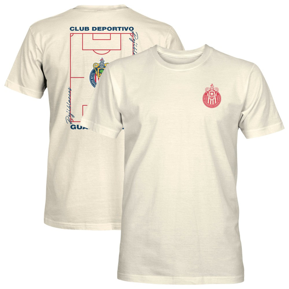 Chivas 1863FC Own the Pitch Heavyweight T-Shirt Cream