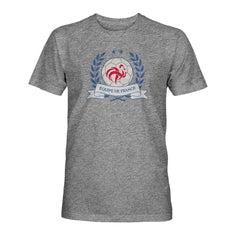 France National Team 1863FC Vintage Tri-Blend T-Shirt Gray