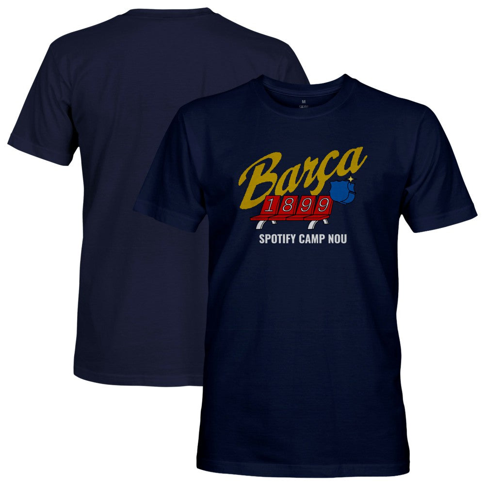 Barcelona 1863FC Seat Camp T-Shirt Navy