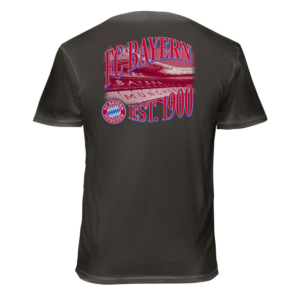 Bayern Munich 1863FC Duo-Tone Stadium Soft Wash T-Shirt Gray