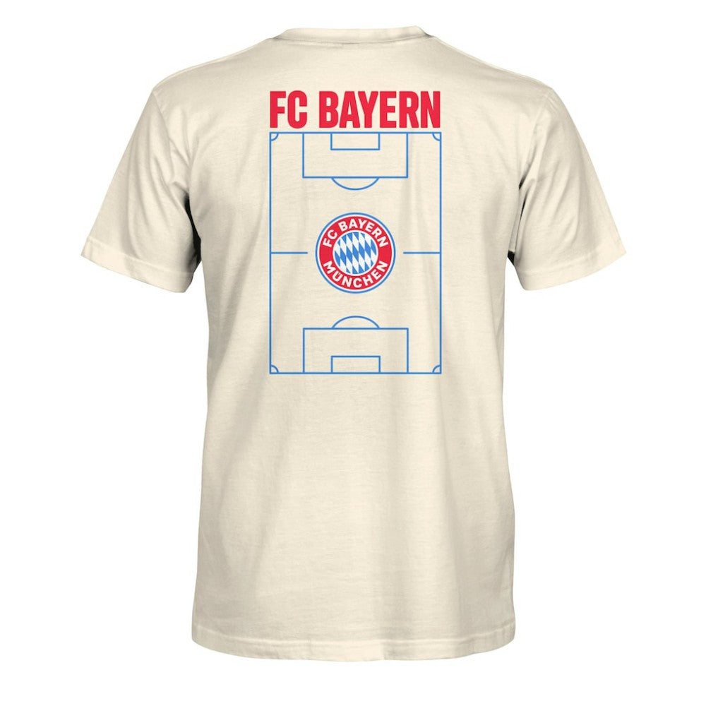 Bayern Munich 1863FC Duo-Tone Stadium Soft Wash T-Shirt Cream