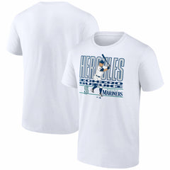 Ichiro Suzuki Seattle Mariners Cooperstown Player T-Shirt - White T-shirts