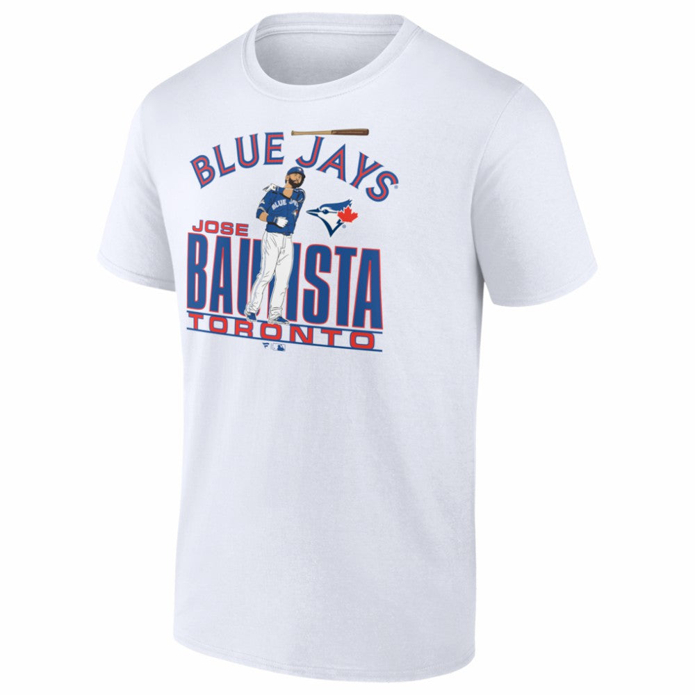 Jose Bautista Toronto Blue Jays Cooperstown Player T-Shirt - White T-shirts