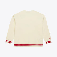 Philadelphia 76ers Hardwood Classics 76 Originals Collection Sweatshirt Cream - Mitchell & Ness