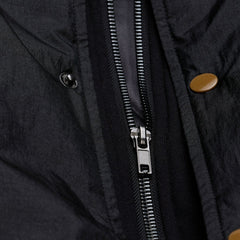 Philadelphia 76ers Hardwood Classics 76 Originals Collection Fushion Full-Snap Hoodie Jacket Black - Mitchell & Ness