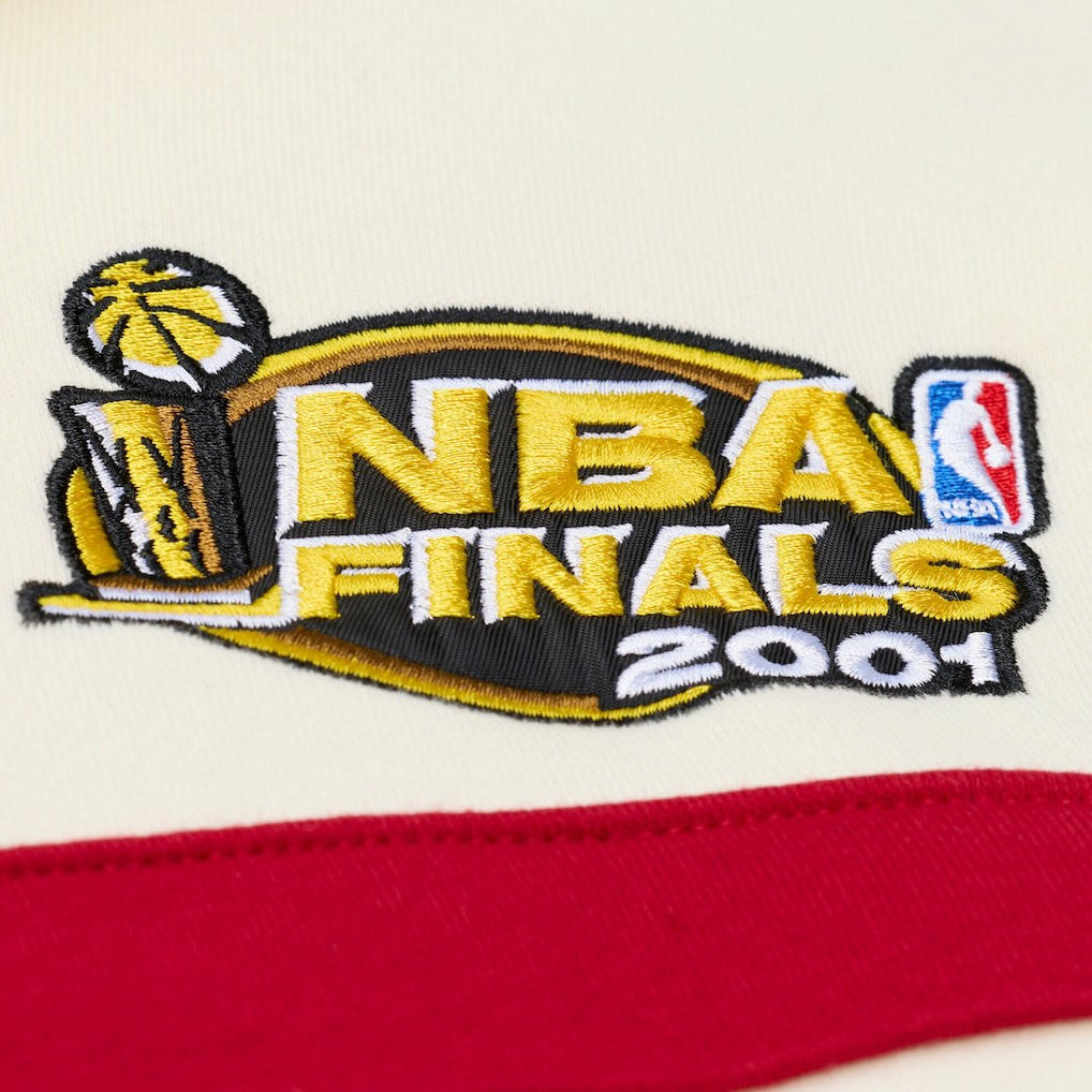 Philadelphia 76ers Hardwood Classics 76 Originals Collection Head Coach Hoodie Cream - Mitchell & Ness