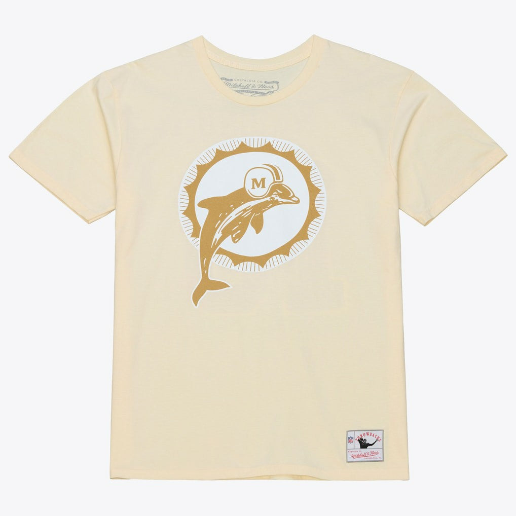 Dan Marino Miami Dolphins Sandman Name & Number T-Shirt - Cream T-shirts