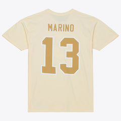 Dan Marino Miami Dolphins Sandman Name & Number T-Shirt - Cream T-shirts