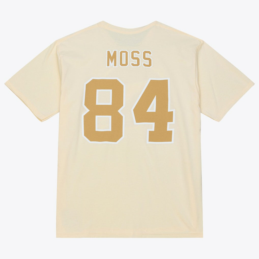 Randy Moss Minnesota Vikings Sandman Name & Number T-Shirt - Cream T-shirts