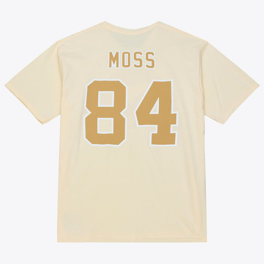 Randy Moss Minnesota Vikings Sandman Name & Number T-Shirt - Cream T-shirts
