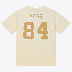 Randy Moss Minnesota Vikings Sandman Name & Number T-Shirt - Cream T-shirts