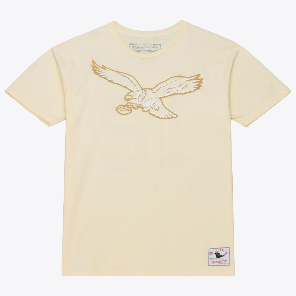 Randall Cunningham Philadelphia Eagles Sandman Name & Number T-Shirt - Cream T-shirts