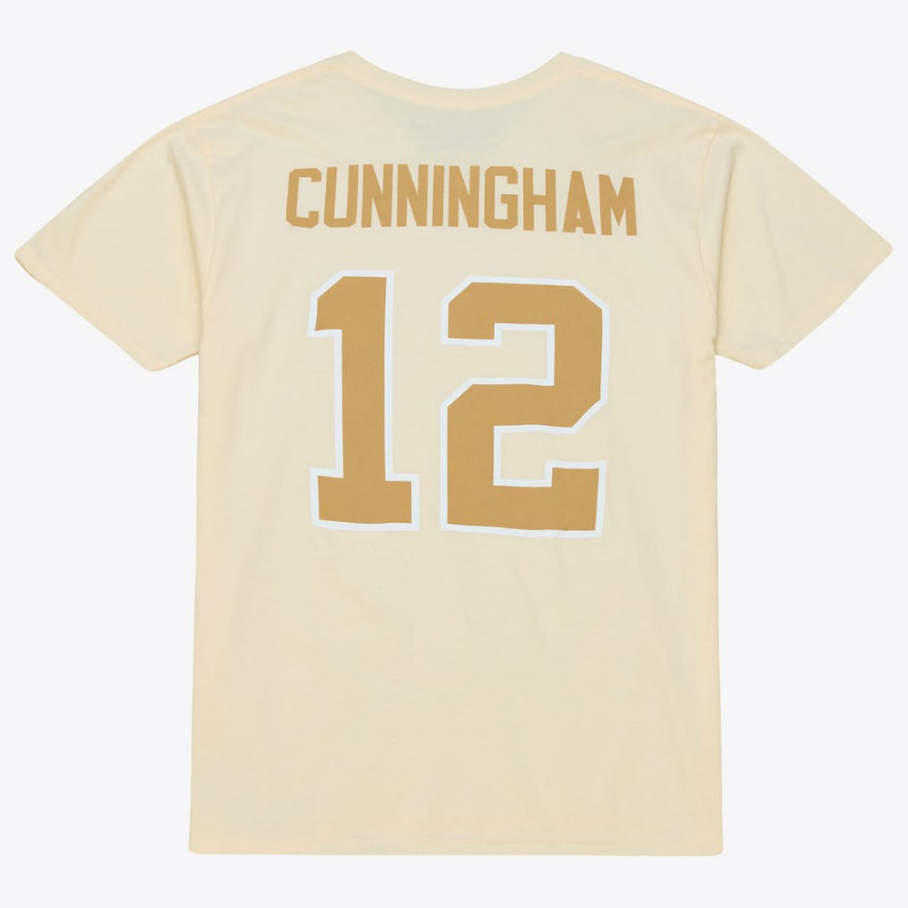 Randall Cunningham Philadelphia Eagles Sandman Name & Number T-Shirt - Cream T-shirts