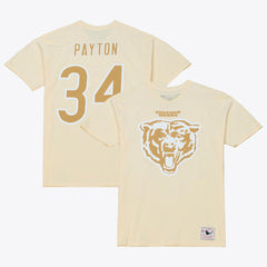 Walter Payton Chicago Bears Sandman Name & Number T-Shirt - Cream T-shirts