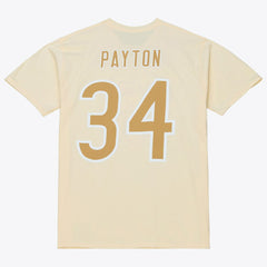 Walter Payton Chicago Bears Sandman Name & Number T-Shirt - Cream T-shirts