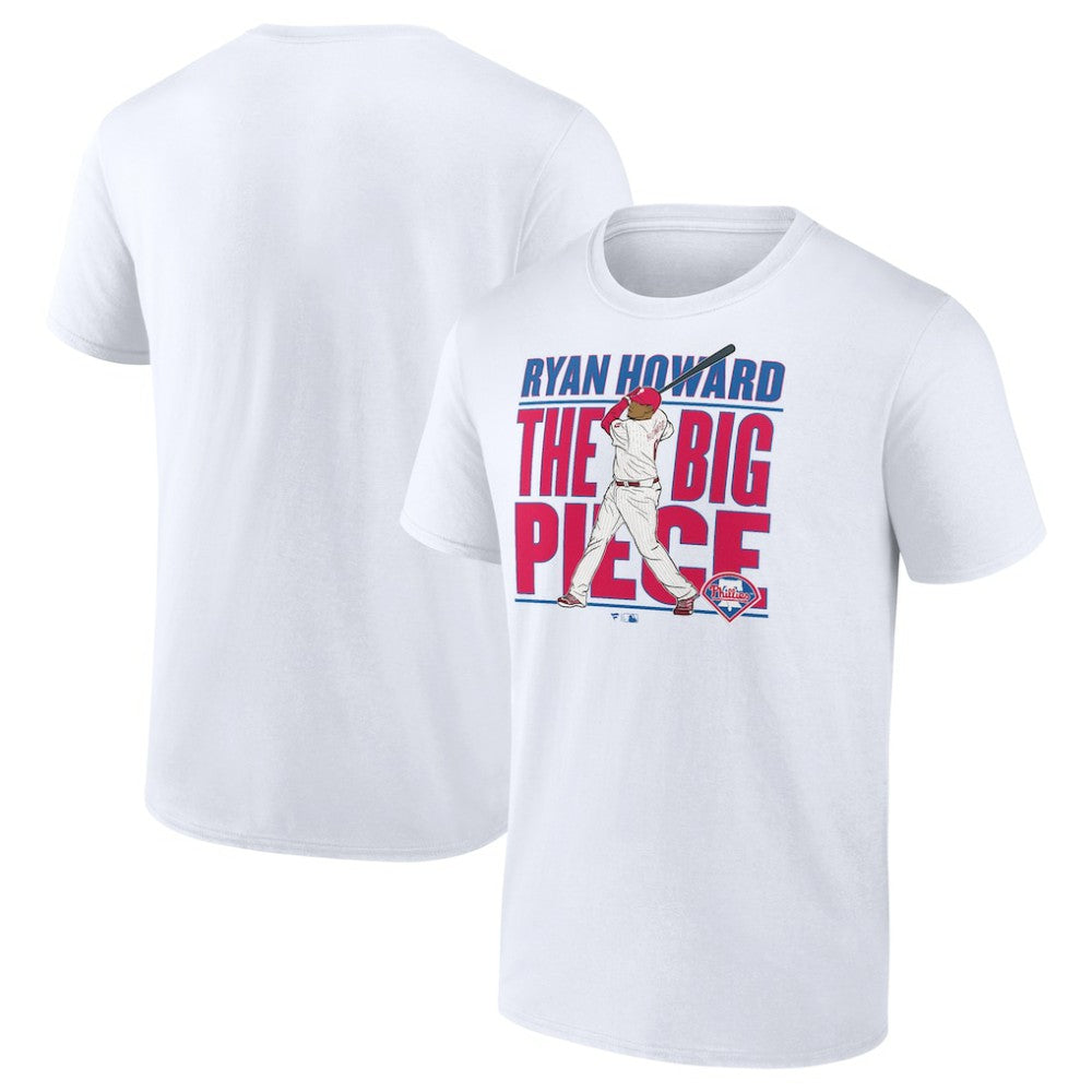 Ryan Howard Philadelphia Phillies Cooperstown Player T-Shirt - White T-shirts