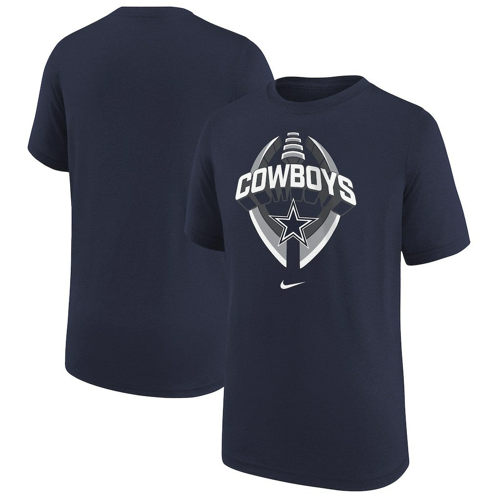 Dallas Cowboys Youth Icon Legend T-Shirt - Navy T-shirts
