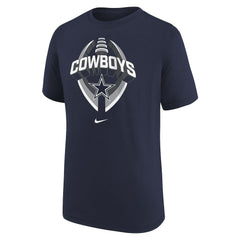 Dallas Cowboys Youth Icon Legend T-Shirt - Navy T-shirts
