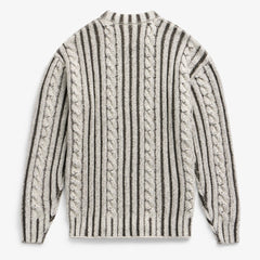 Detroit Lions Off Season x NFL Unisex Cable Knit Sweater - Cream/Gray